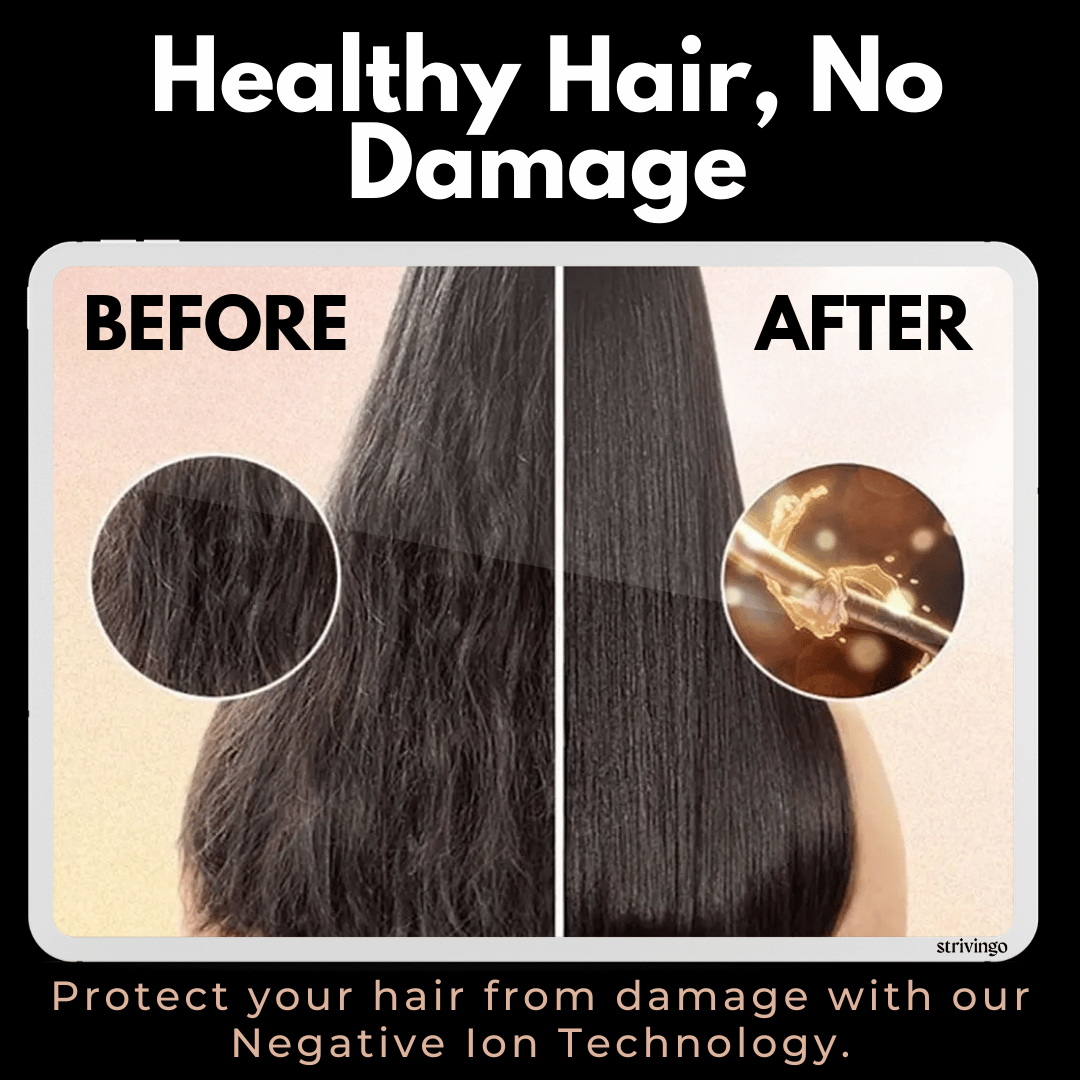 3-in-1 Rotating Hair Dryer and Styler with Heat Settings