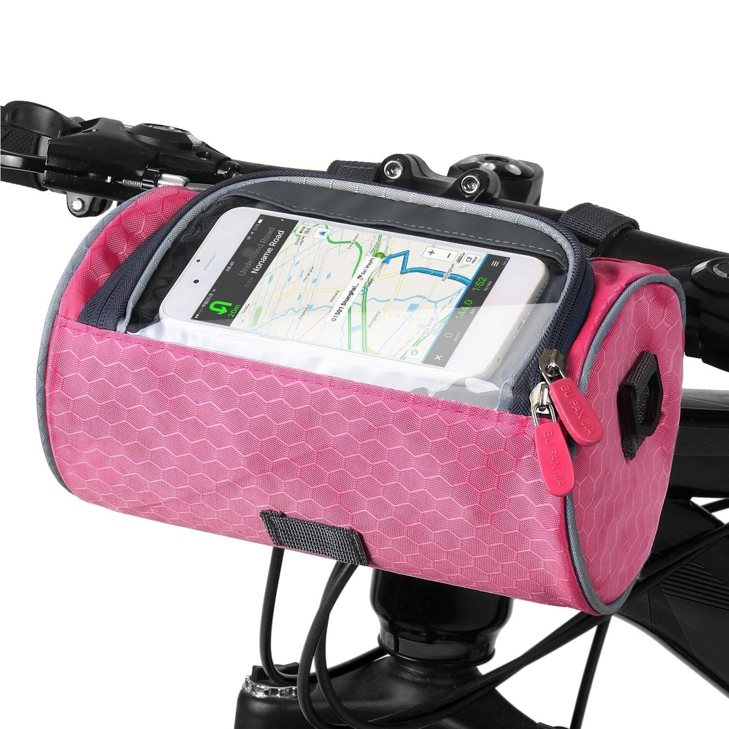 Bicycle Handlebar Bag with Phone Compartment