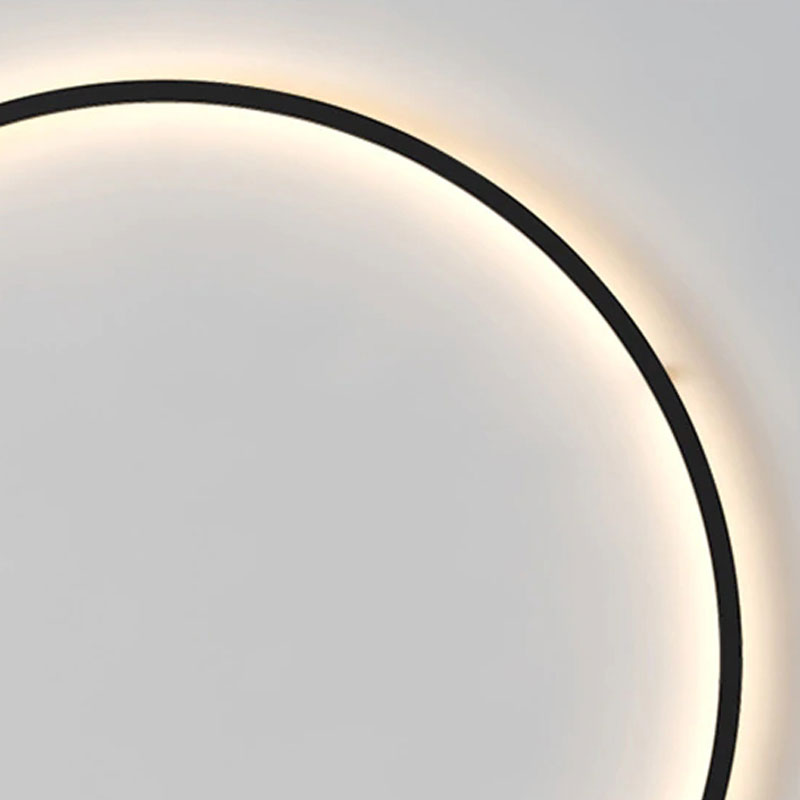 Circle Background LED Wall Light for Indoor Illumination