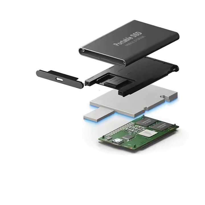 128TB External SSD with High-Speed Data Transfer