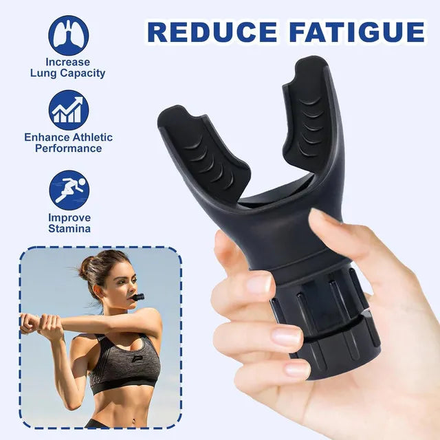 Adjustable Breathing Trainer for Lung Exercise and Respiratory Strength