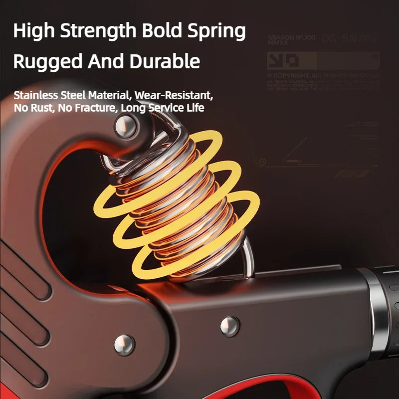 Adjustable Grip Strengthener with Resistance Levels