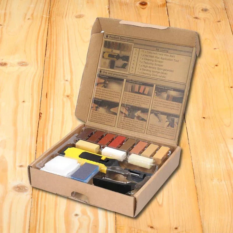Complete Floor Repair Kit for Wood Laminate Tile and Furniture
