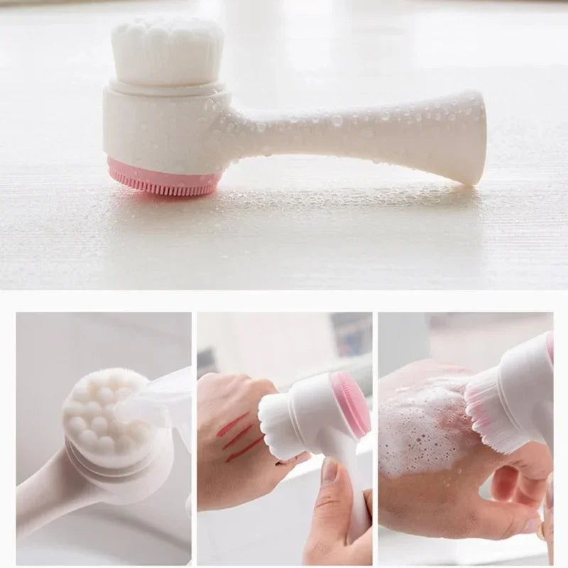 3D Silicone Face Cleanser and Exfoliator for Deep Skin Care