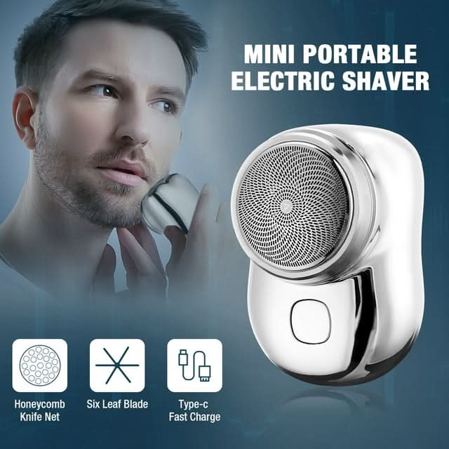 Compact Painless Shaver for Quick and Gentle Hair Removal