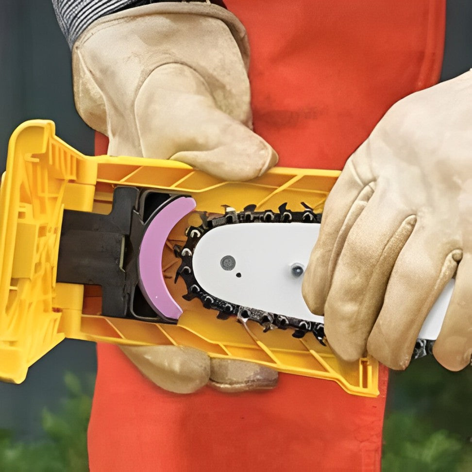 Chainsaw Teeth Sharpener with Angle Guide