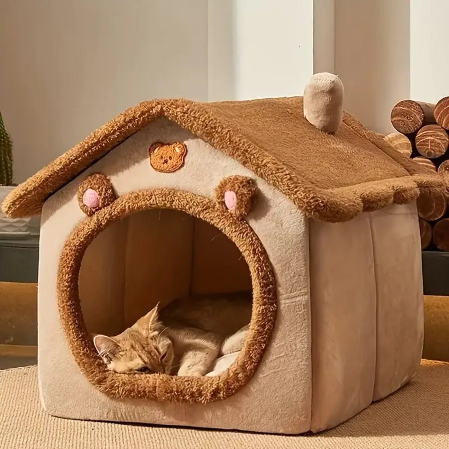 All Season Dog and Cat Bed House for Indoor Use