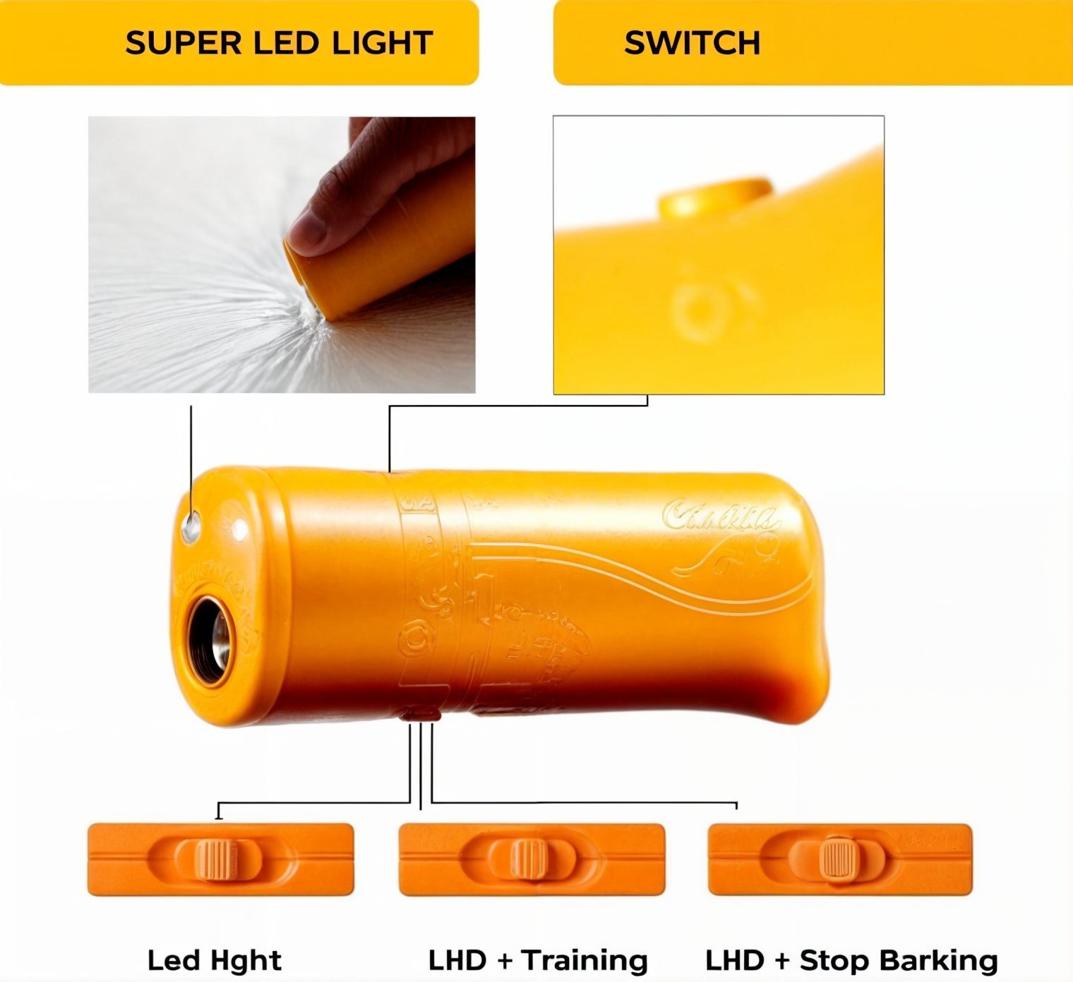Anti-Barking Dog Training Device with Ultrasonic Sound
