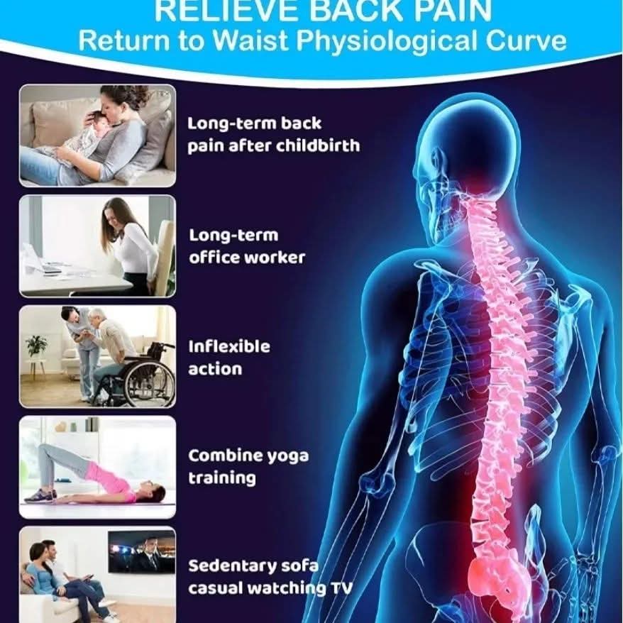 Back Stretcher for Spine Relief and Posture Support
