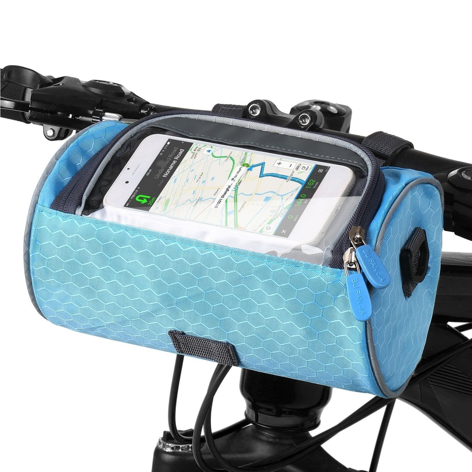 Bicycle Handlebar Bag with Phone Compartment