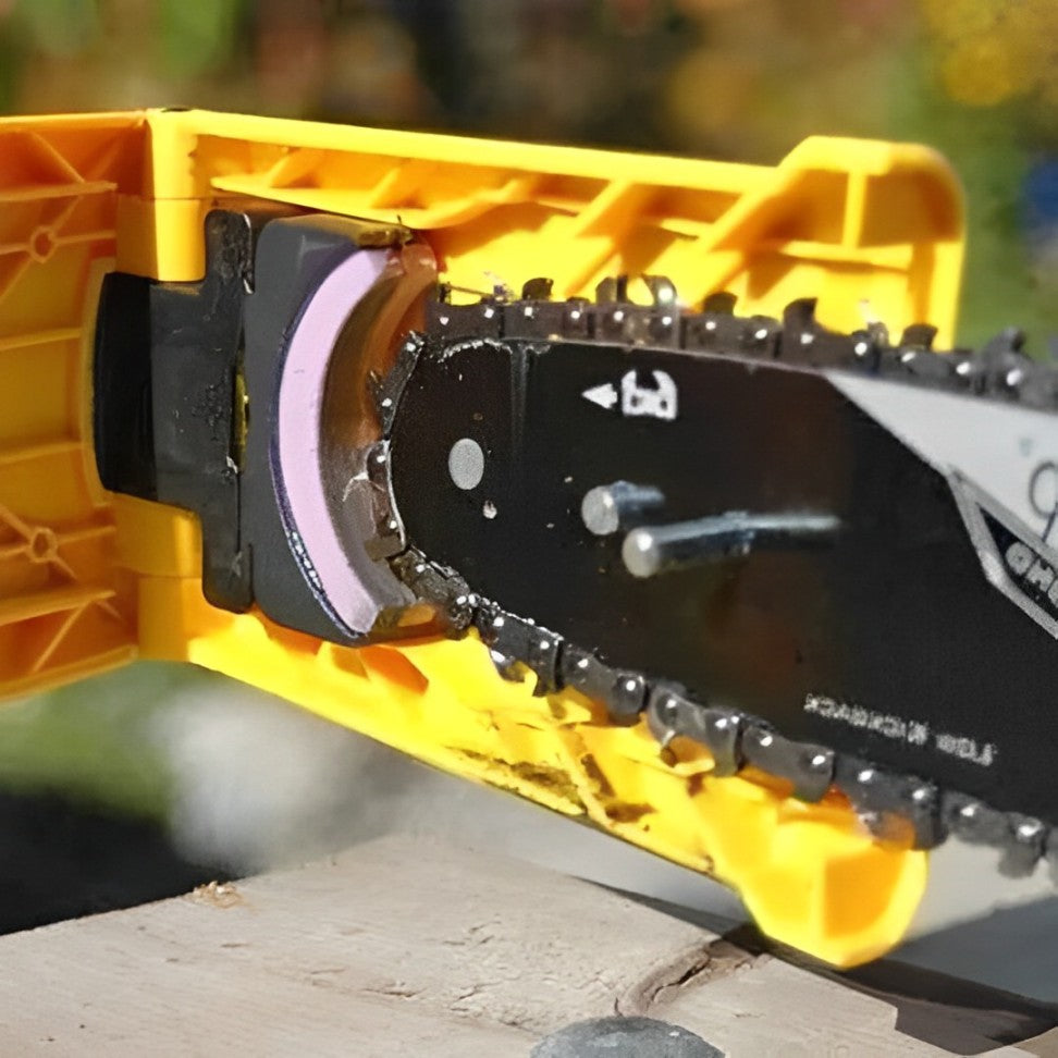 Chainsaw Teeth Sharpener with Angle Guide