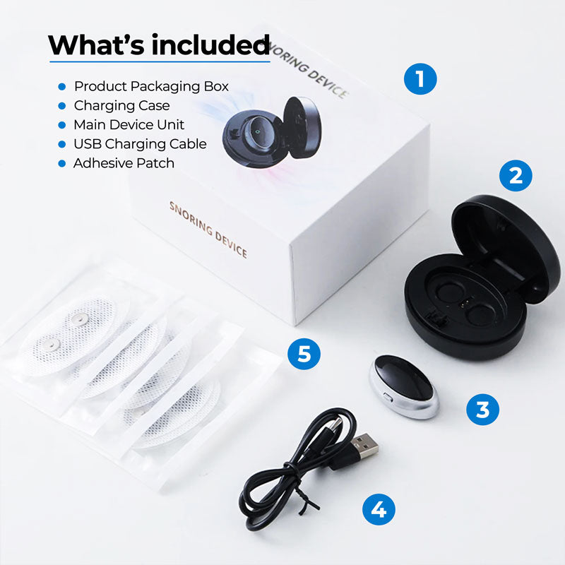 Anti-Snore Chin Clip Device for Quiet Sleep