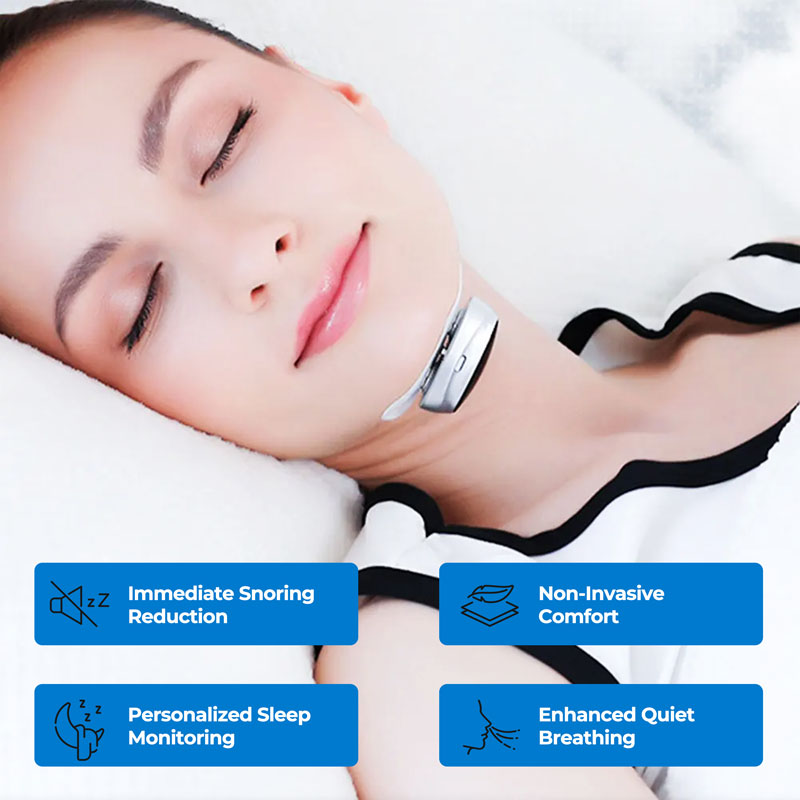 Anti-Snore Chin Clip Device for Quiet Sleep