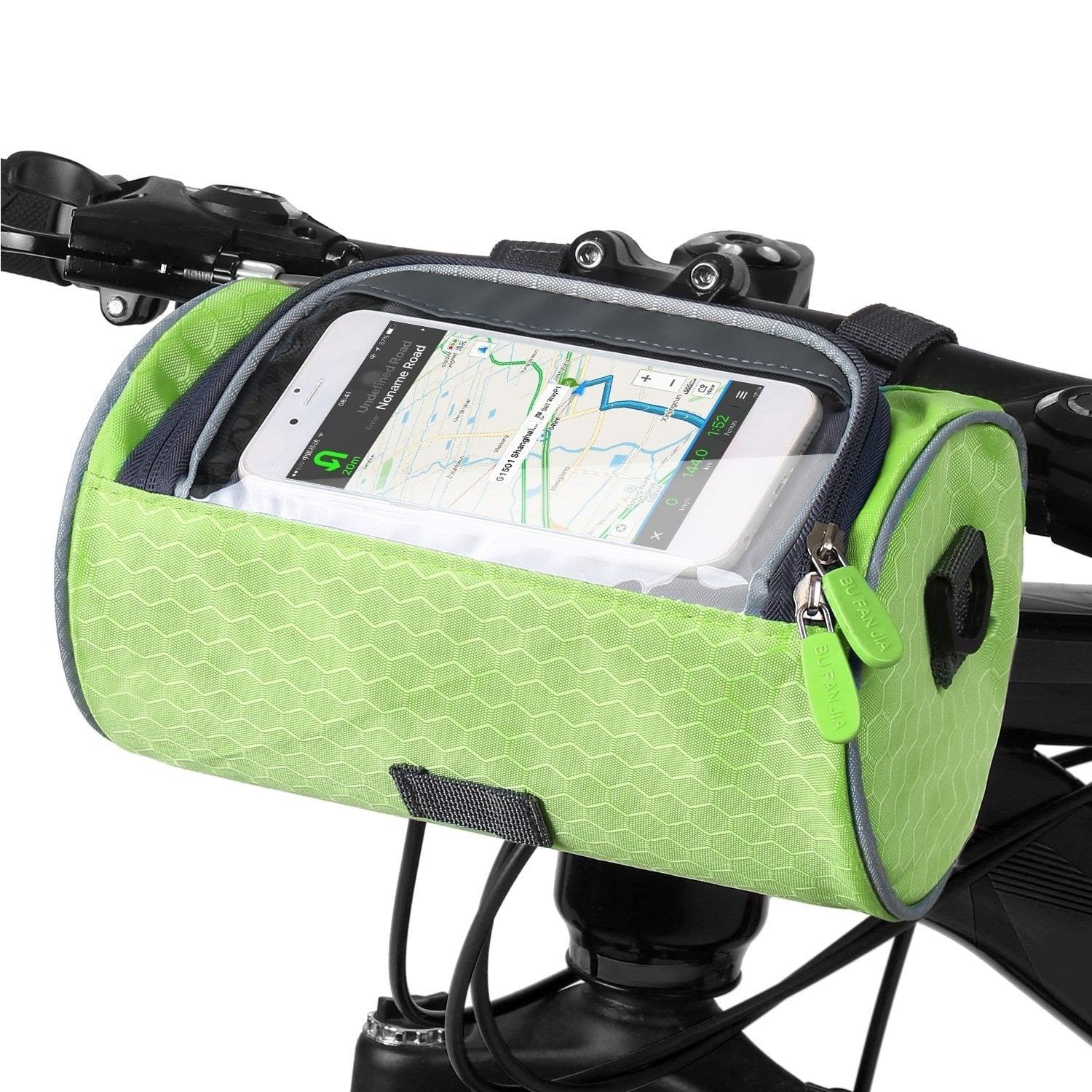 Bicycle Handlebar Bag with Phone Compartment