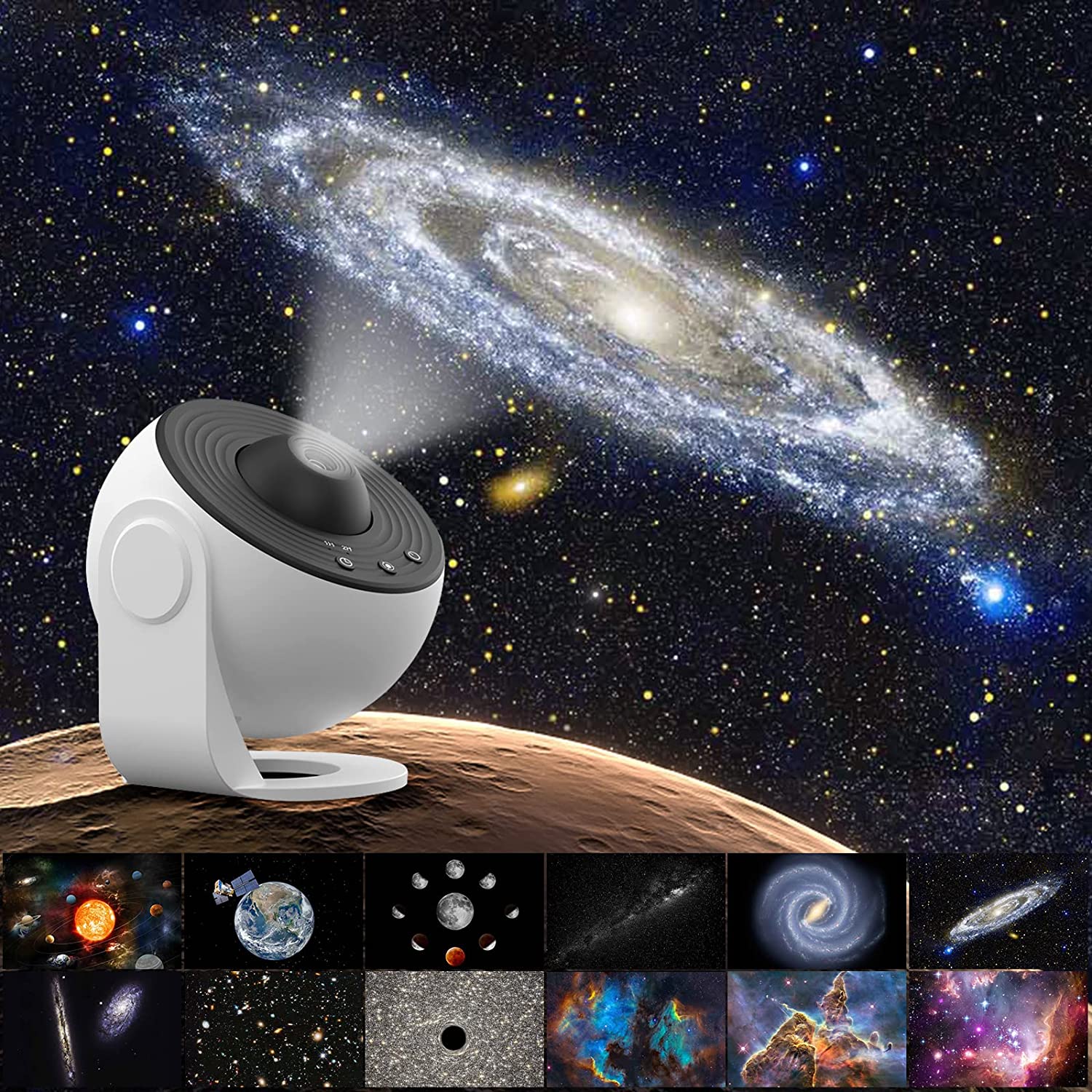 13-in-1 Galaxy Projector for Kids - Night Light