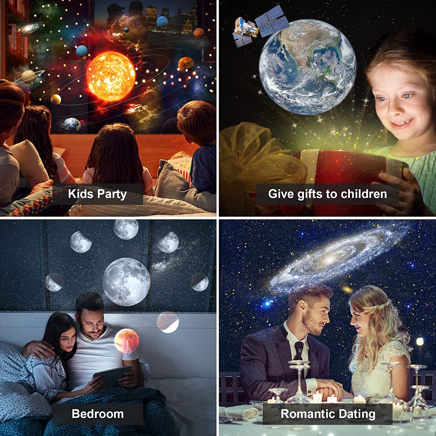 13-in-1 Galaxy Projector for Kids - Night Light
