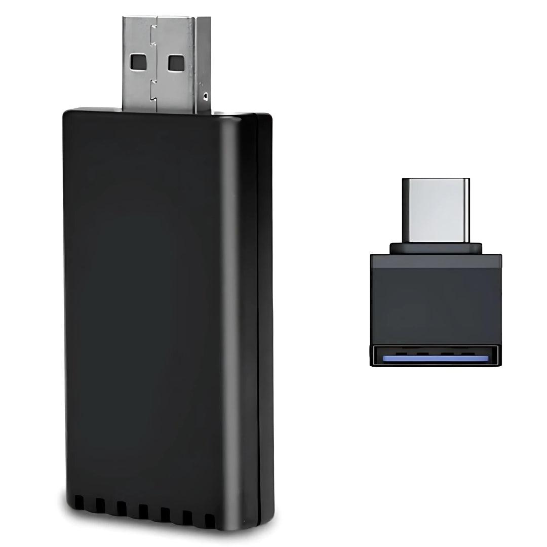 CarPlay USB-A and USB-C Adapter for Wireless Connection