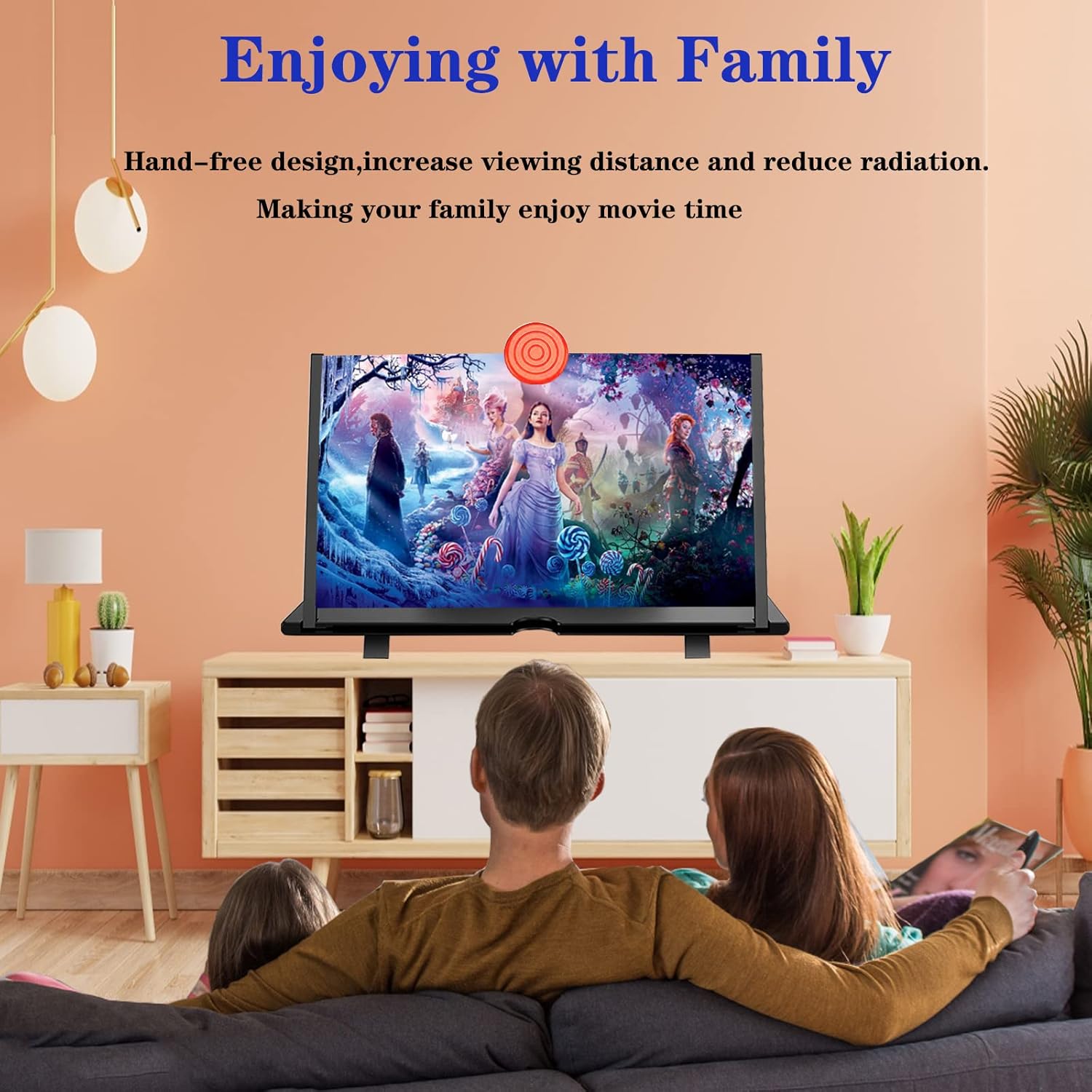 12-Inch Phone Screen Magnifier with Foldable Stand