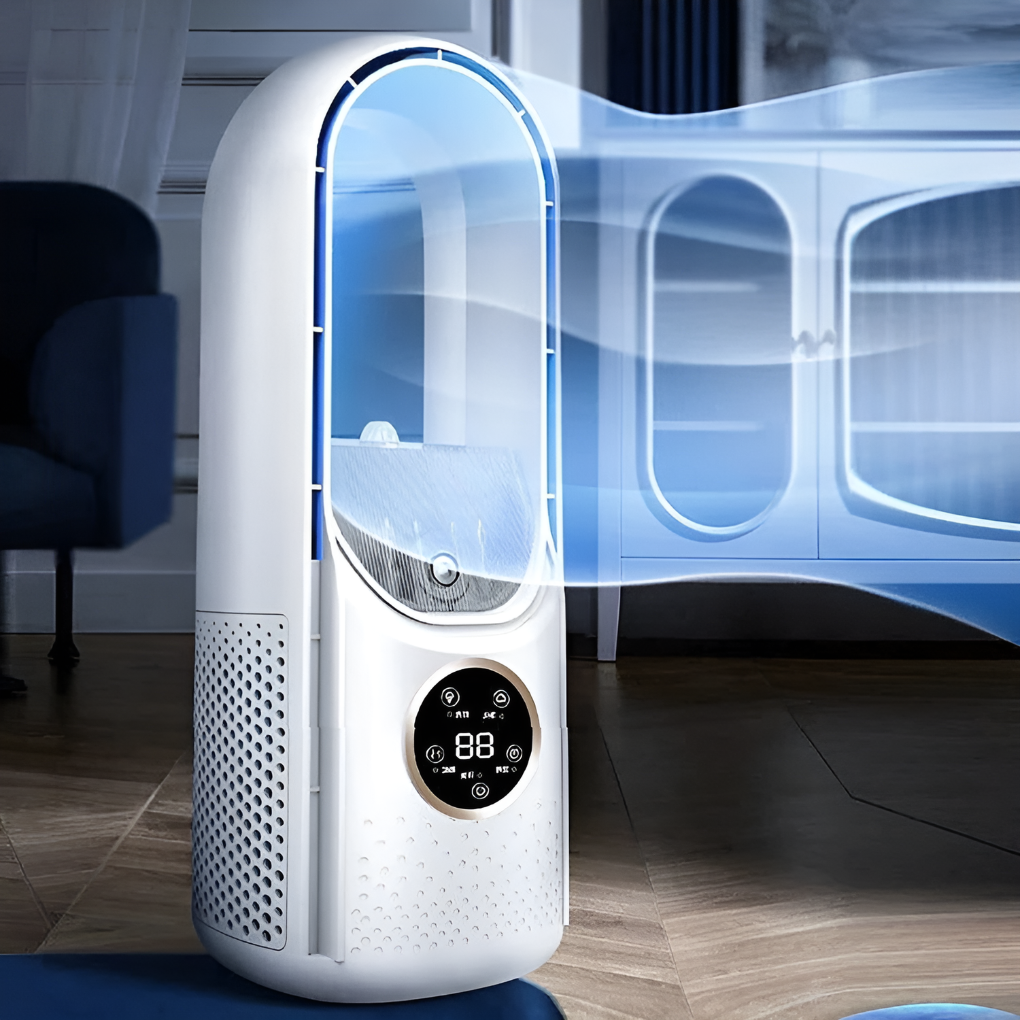 Blade Free Portable Air Conditioner for Quiet Home Cooling