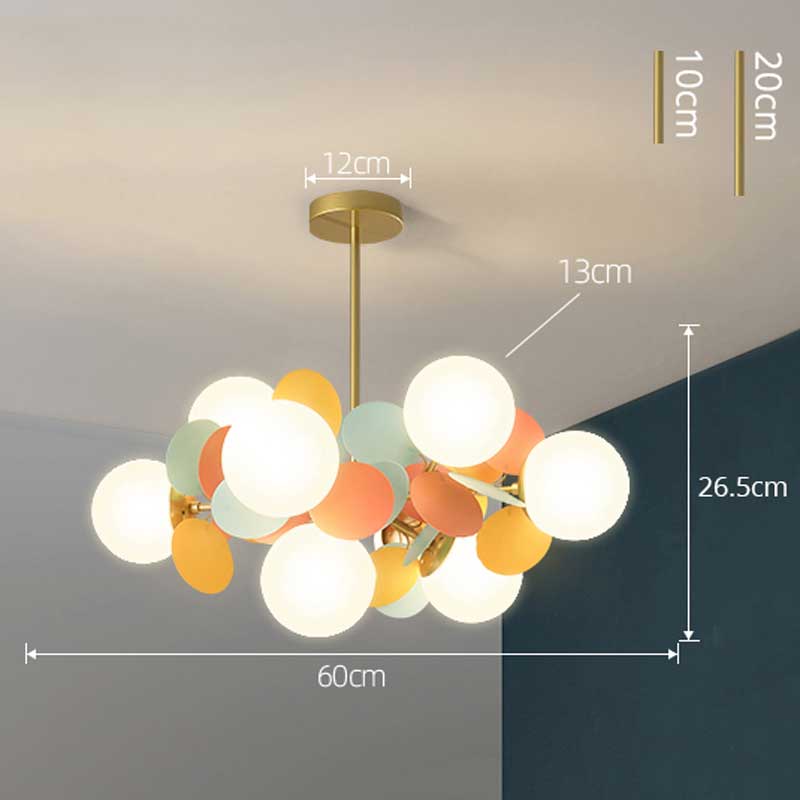 Colorful Branch LED Chandelier - Luxury Ceiling Light