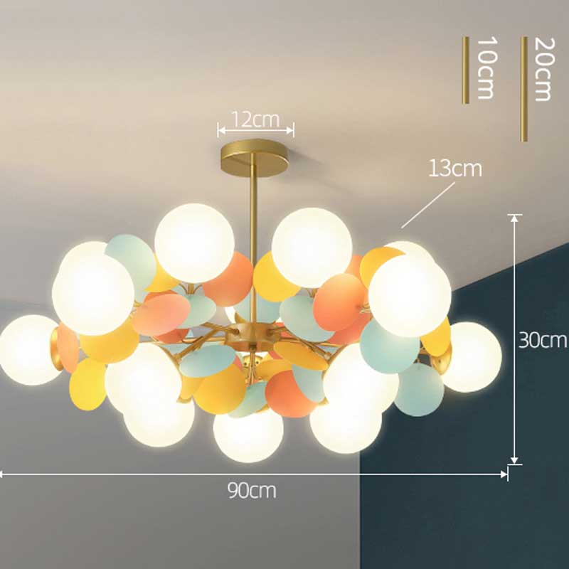 Colorful Branch LED Chandelier - Luxury Ceiling Light