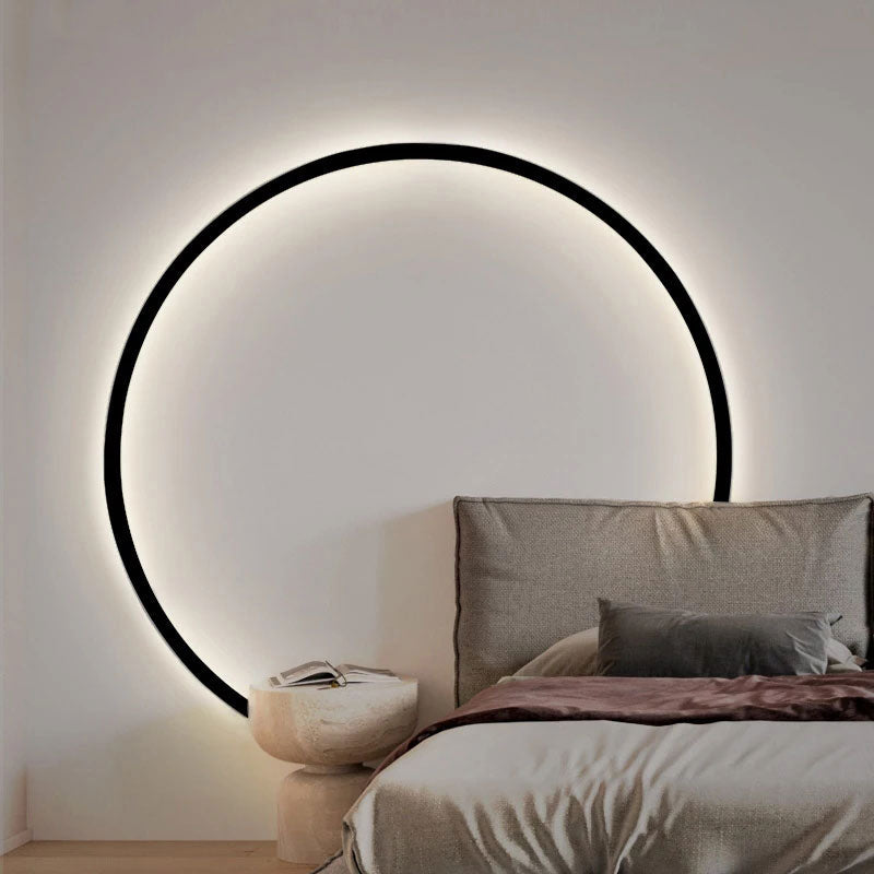 Circle Background LED Wall Light for Indoor Illumination
