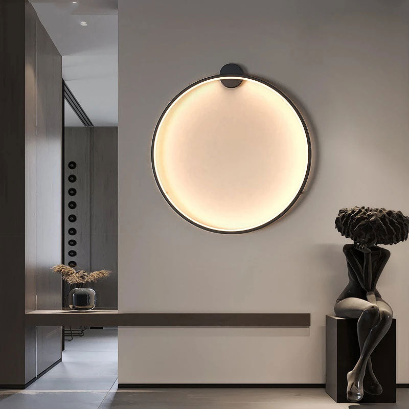 Circle Background LED Wall Light for Indoor Illumination