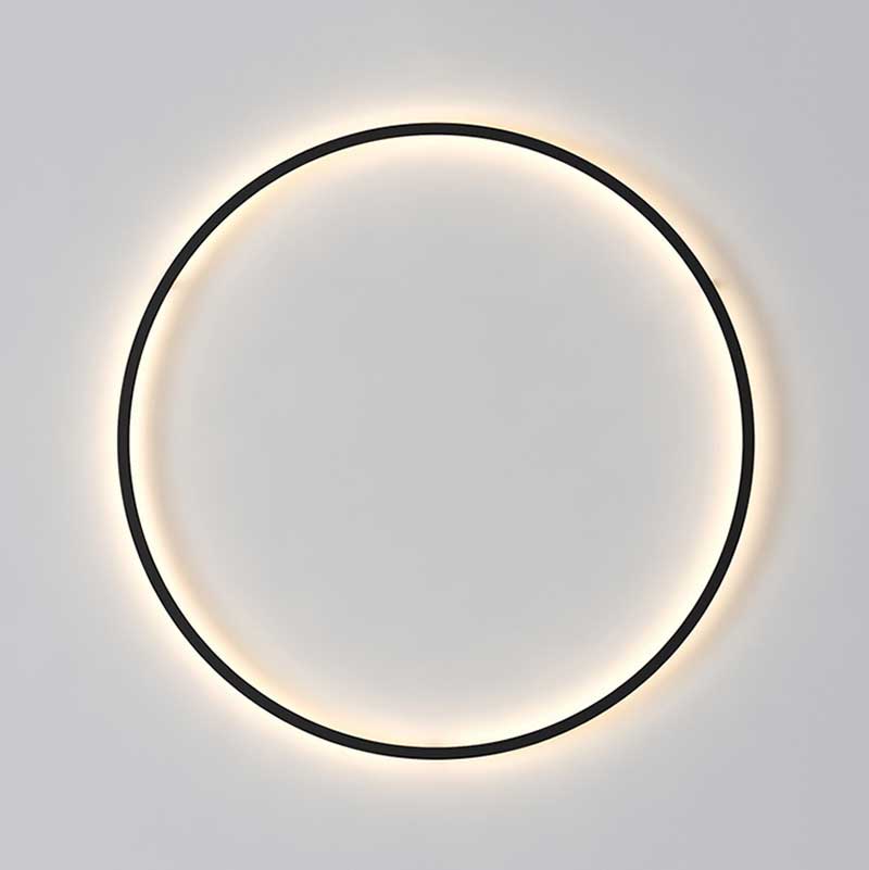 Circle Background LED Wall Light for Indoor Illumination