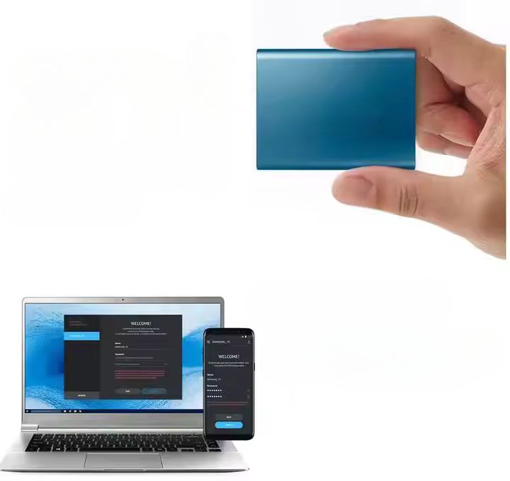 128TB External SSD with High-Speed Data Transfer