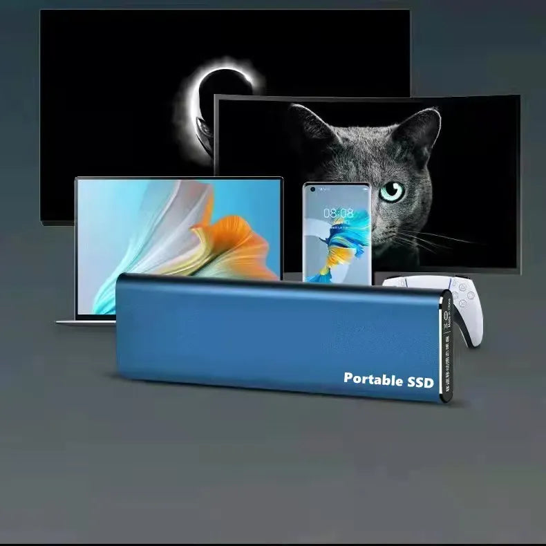 2TB External Hard Drive with Ultra Slim USB-C Design