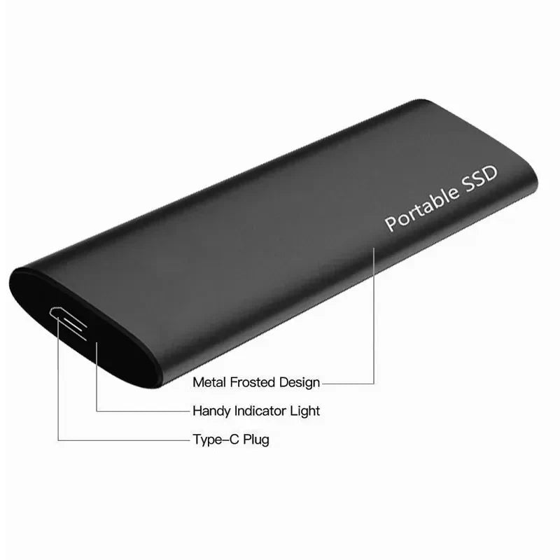 2TB External Hard Drive with Ultra Slim USB-C Design