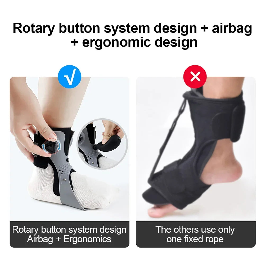 Adjustable Ankle Support Brace for Foot Drop