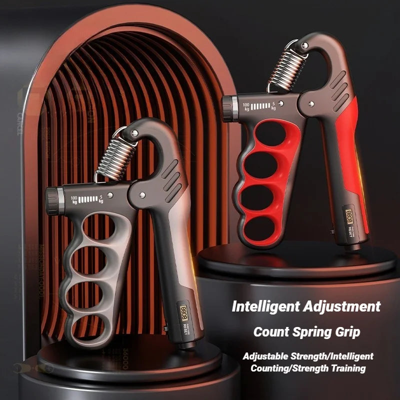 Adjustable Grip Strengthener with Resistance Levels