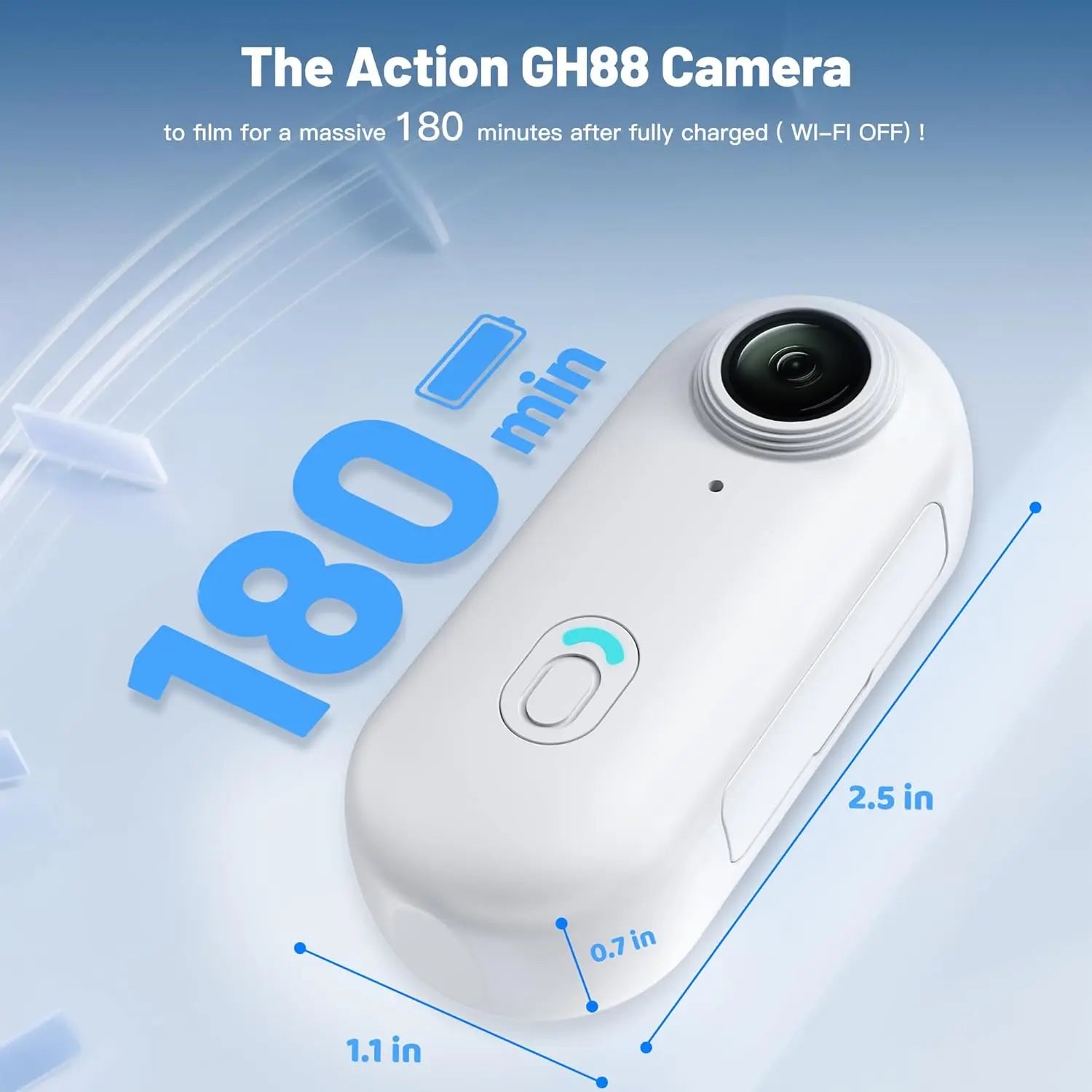 1080p Mini Pocket Wifi and Action Camera for Kids’ Sports