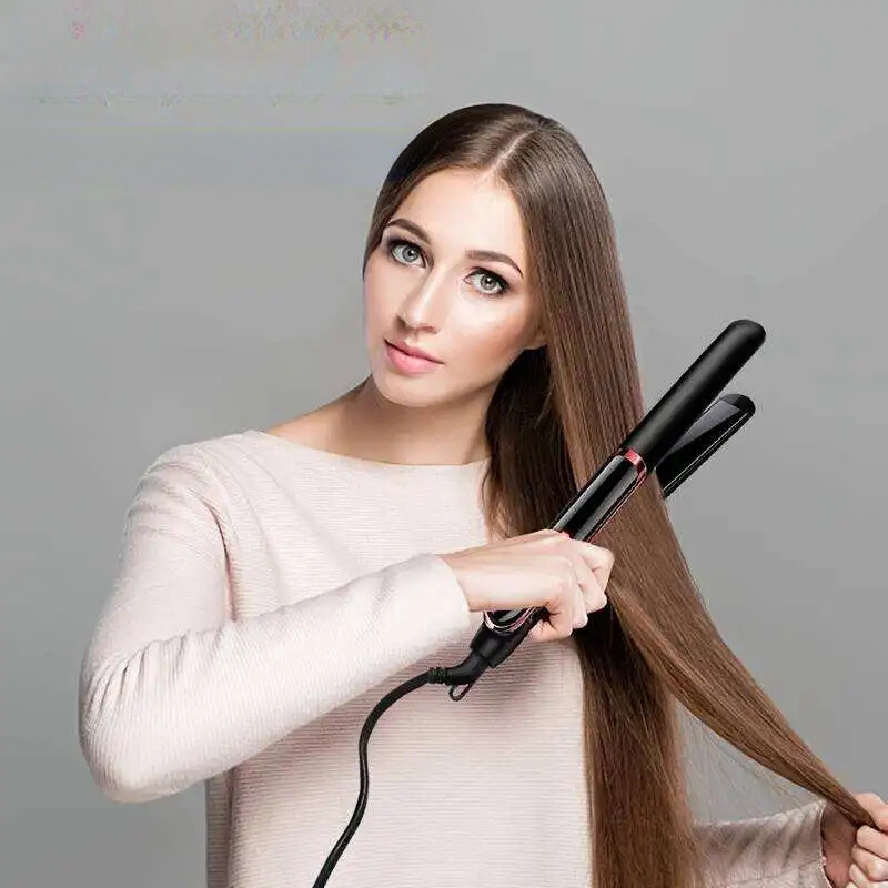 2-in-1 Ionic Hair Straightener and Curler Tool