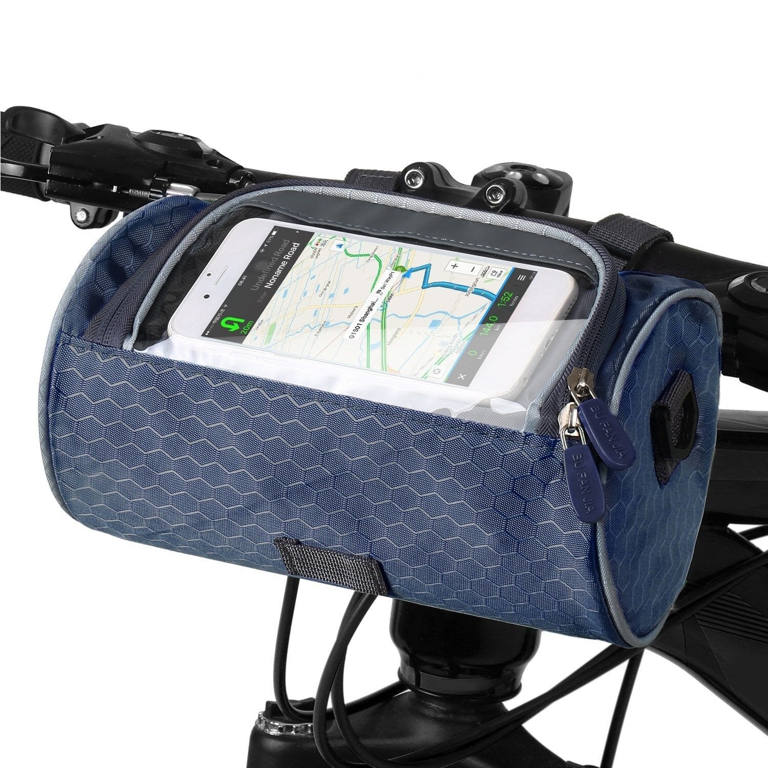 Bicycle Handlebar Bag with Phone Compartment