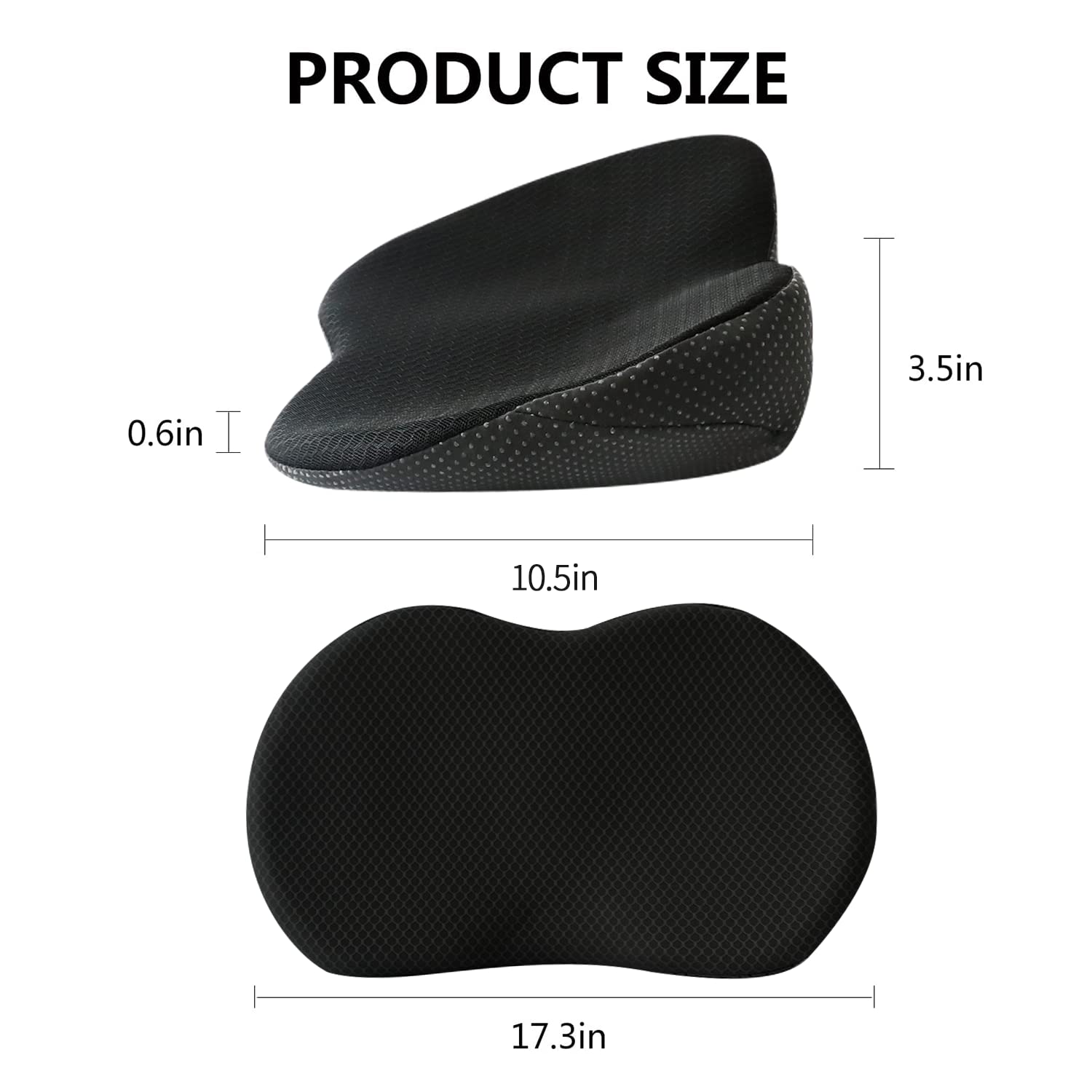 Car Seat Cushion for Height Boosting Shorter Drivers