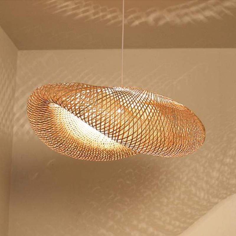 Bamboo Globe Pendant Lamp - Decorative Dining
