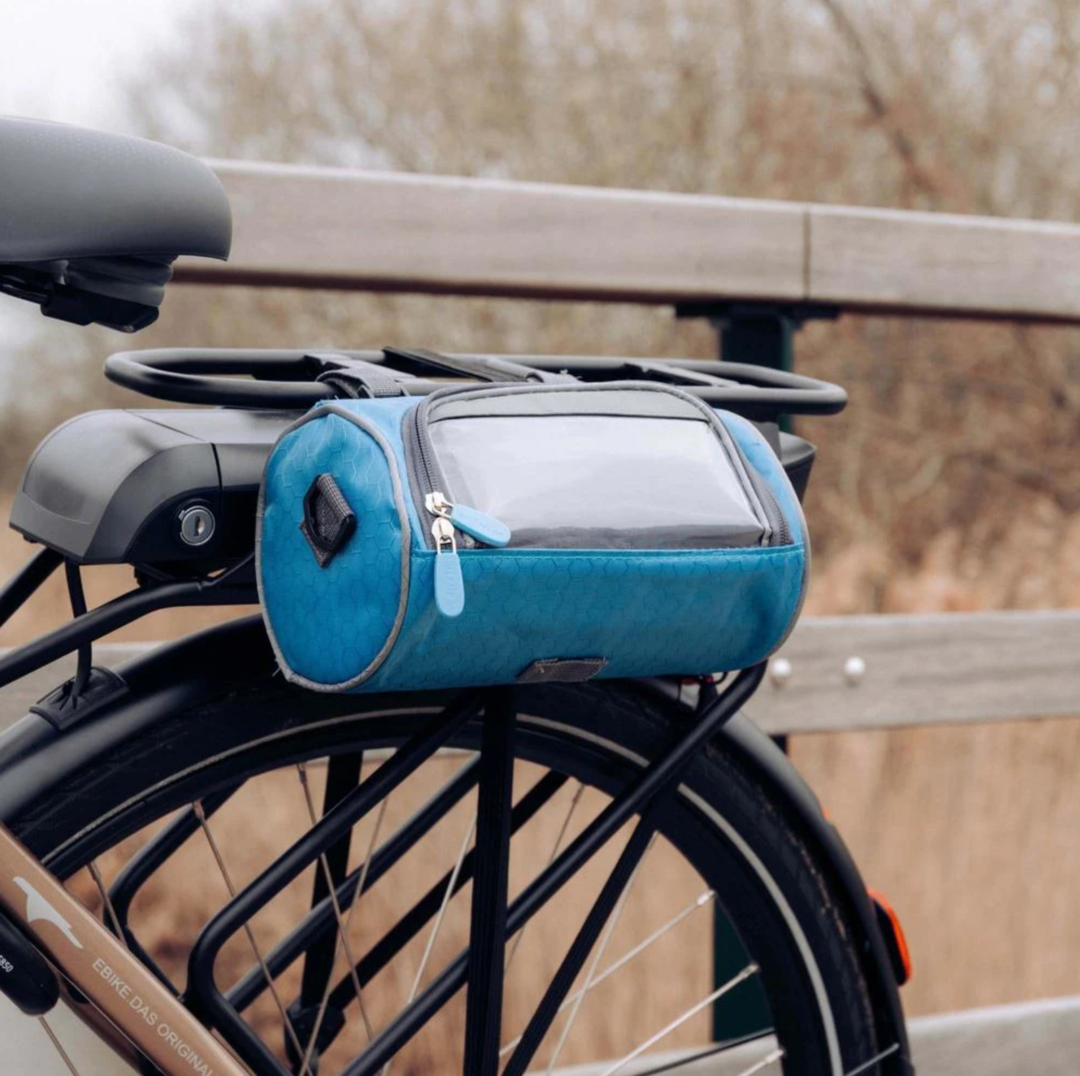 Bicycle Handlebar Bag with Phone Compartment