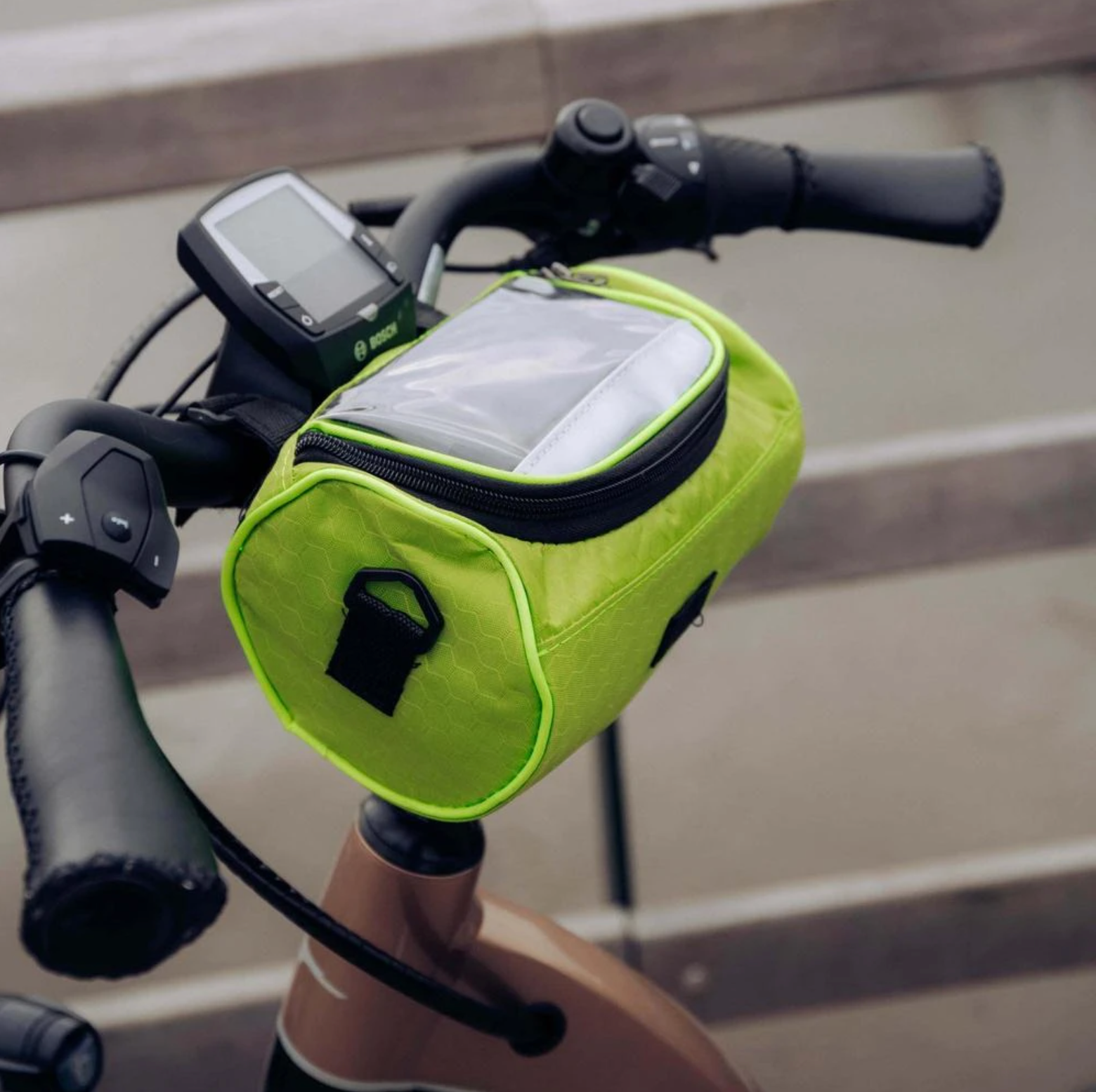 Bicycle Handlebar Bag with Phone Compartment