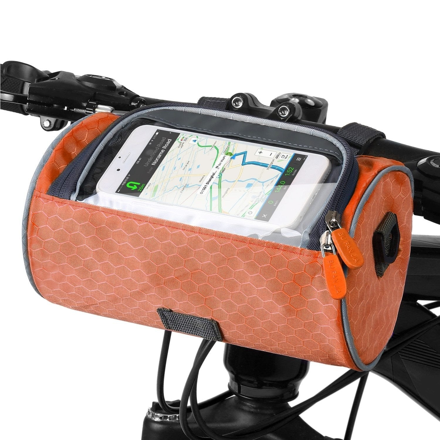 Bicycle Handlebar Bag with Phone Compartment