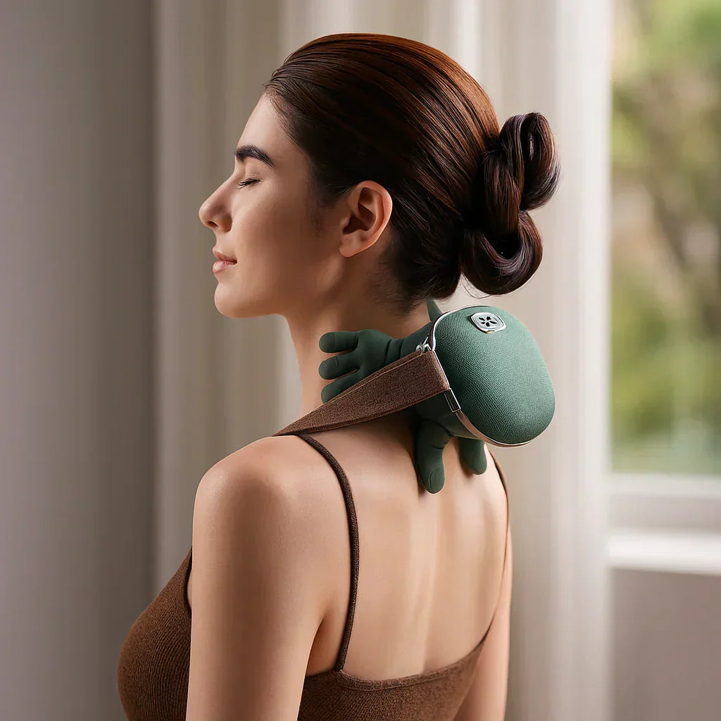 Neck Therapy Massager with Heat and Vibration